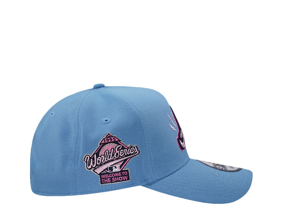 New Era Anaheim Angels 35th Anniversary Sky Pink Prime Edition 9Forty A Frame Snapback Cap
