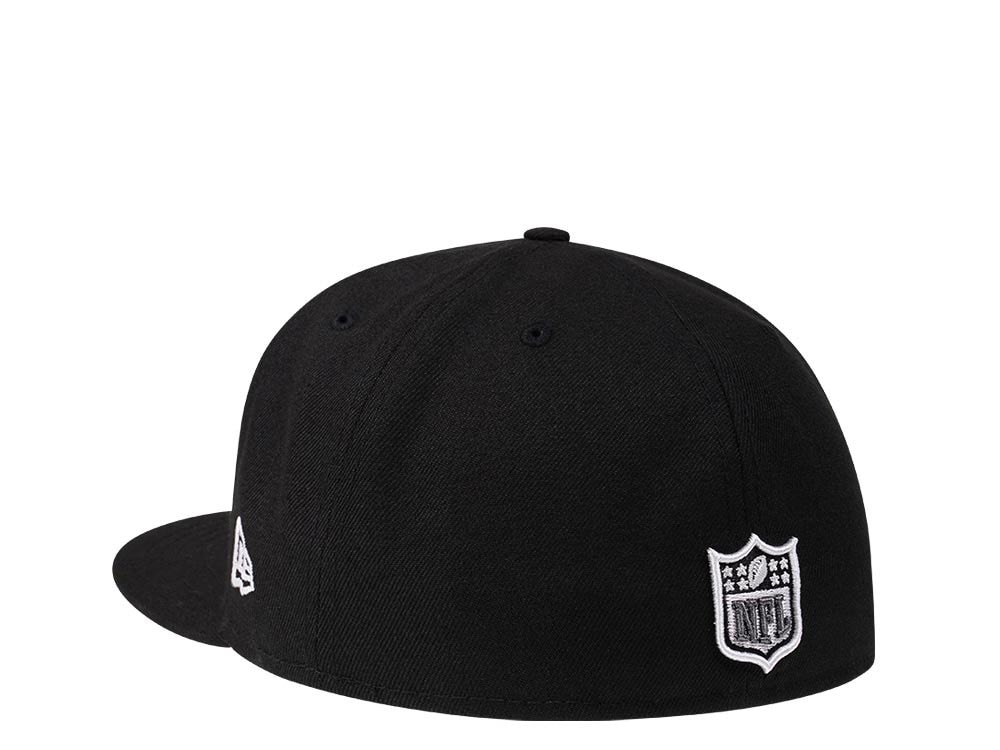 New Era New England Patriots Super Bowl XXXVI Steel Black Edition 59Fifty Fitted Cap