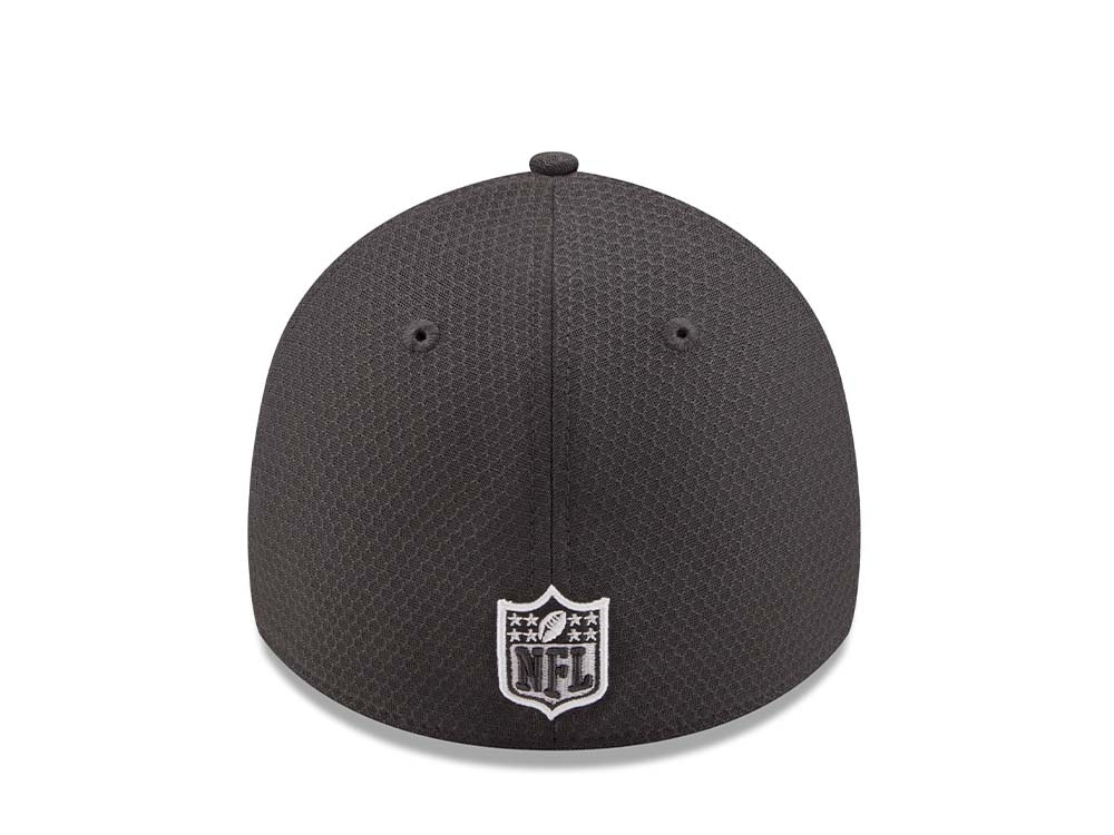 New Era Baltimore Ravens Gray Tech 39Thirty Stretch Cap