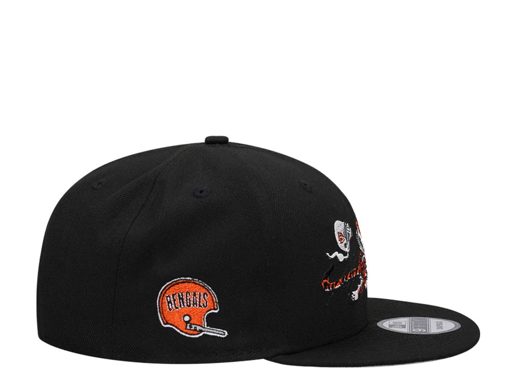 New Era Cincinnati Bengals All Black Prime Edition 9Fifty Snapback Cap
