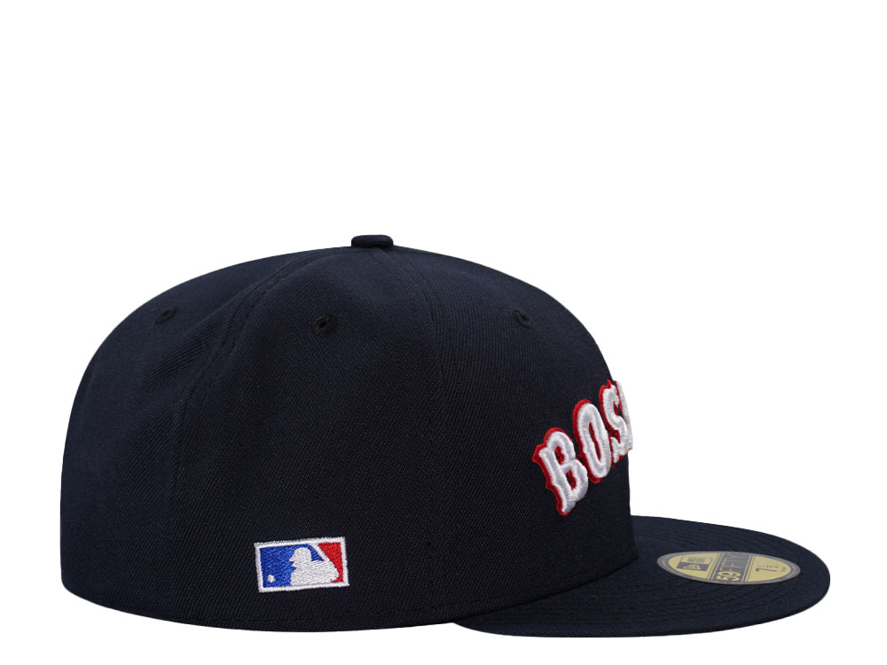 New Era Boston Red Sox MLB Throwback Edition 59Fifty Fitted Cap