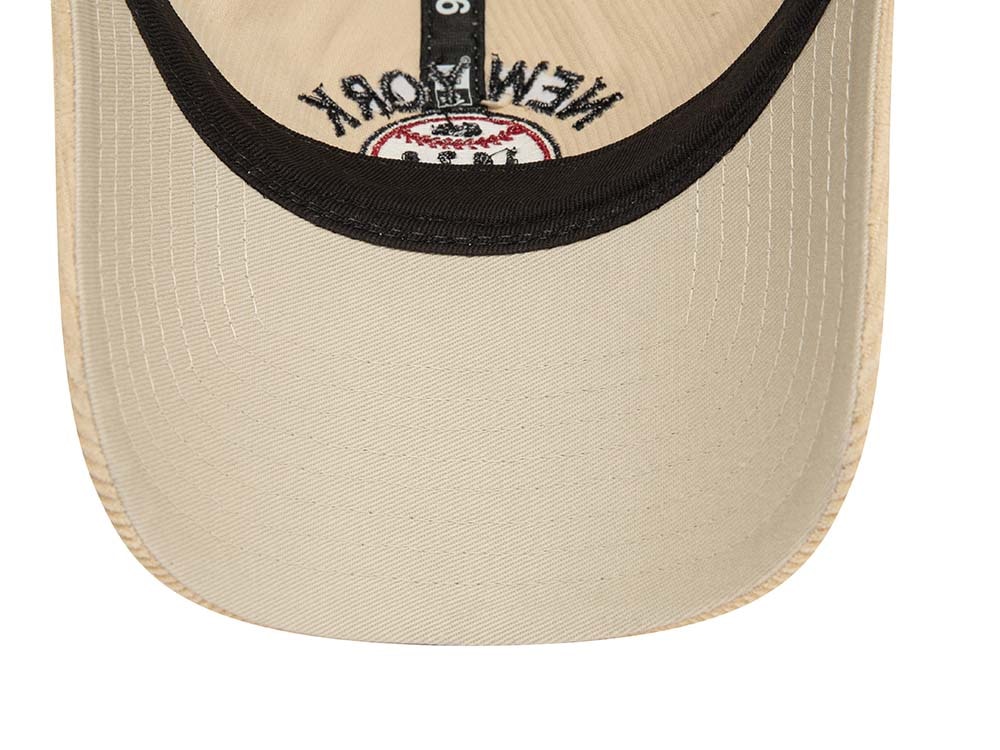 New Era Logo Cord Beige 9Twenty Strapback Cap