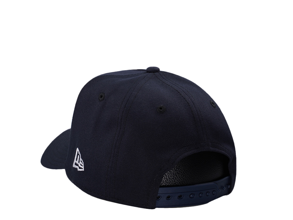 New Era New York Yankees Micro Script Navy Prime Edition 9Forty A Frame Snapback Cap