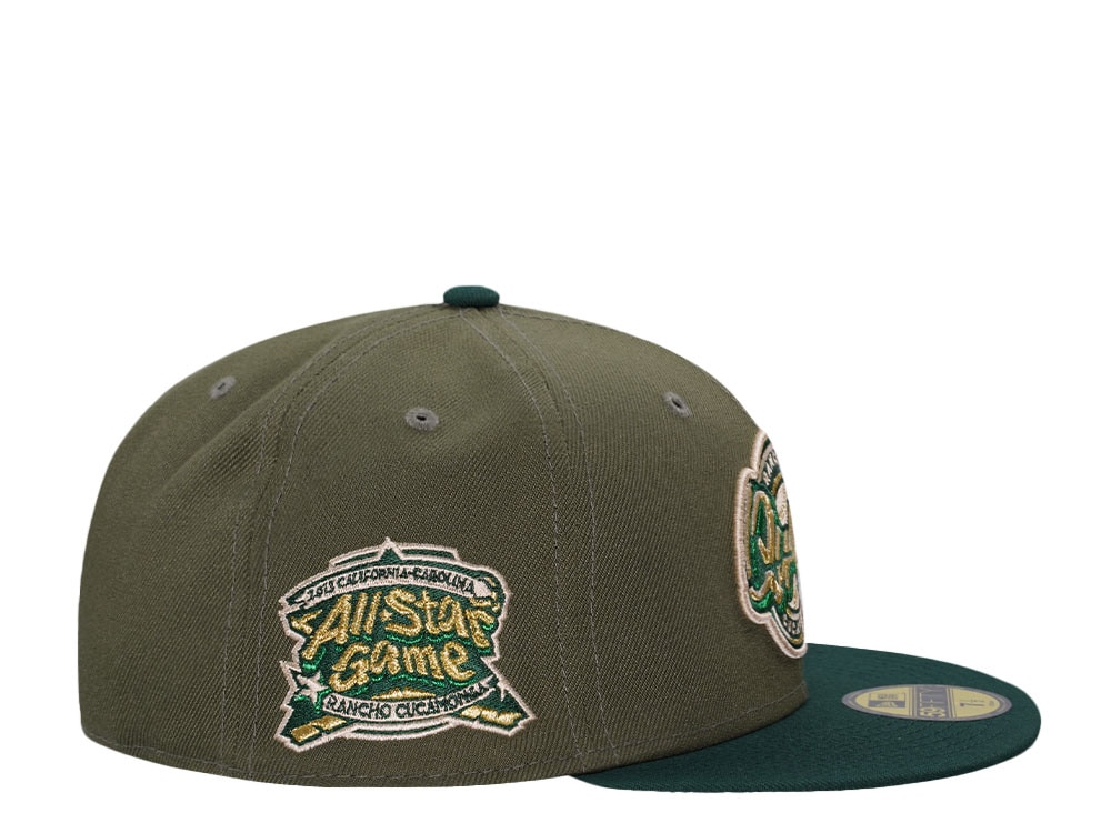 New Era Rancho Cucamonga Quakes All Star Game 2015 Sneaky Olive Two Tone Edition 59Fifty Fitted Cap