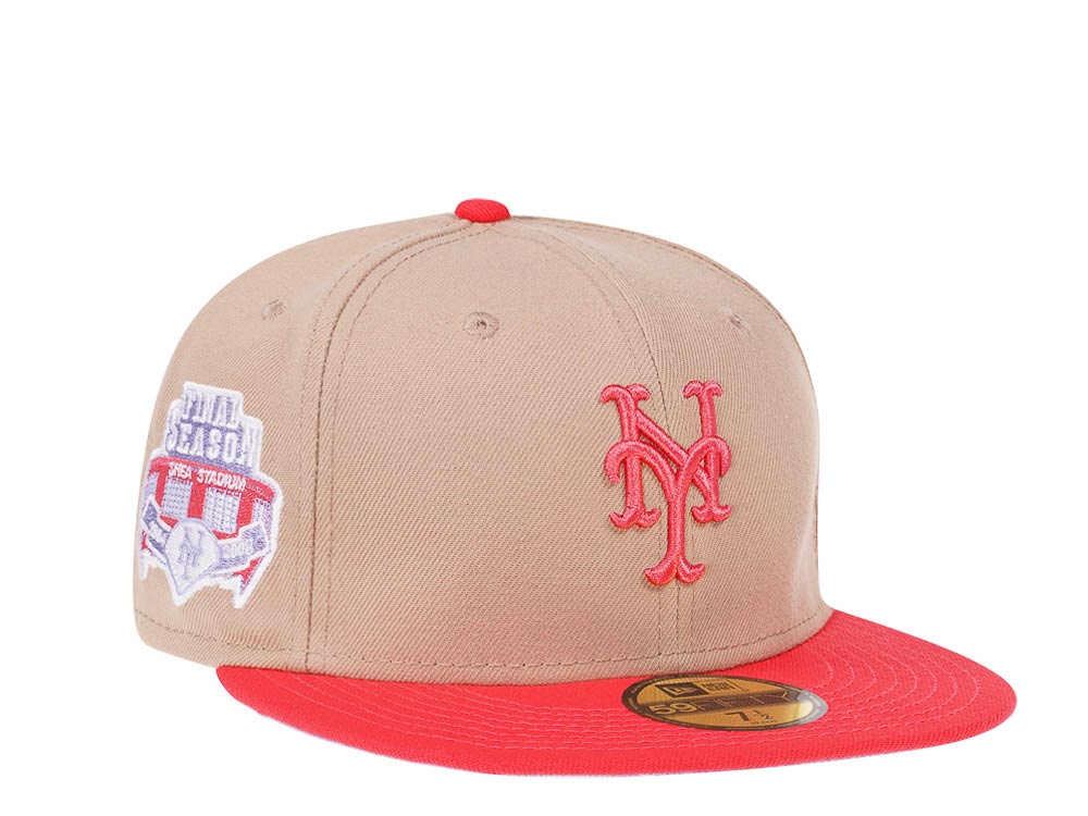 New Era New York Mets Shea Stadium Final Season Lava Sands Edition 59Fifty Fitted Cap