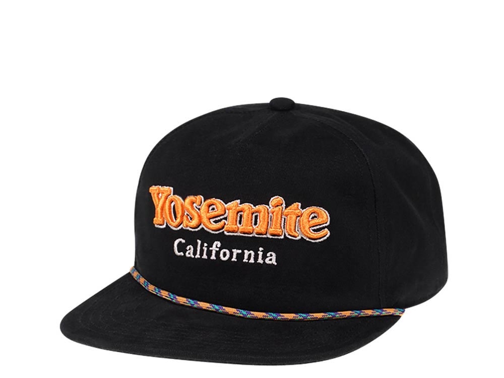 American Needle Yosemite National Park Coachella Black Snapback Cap