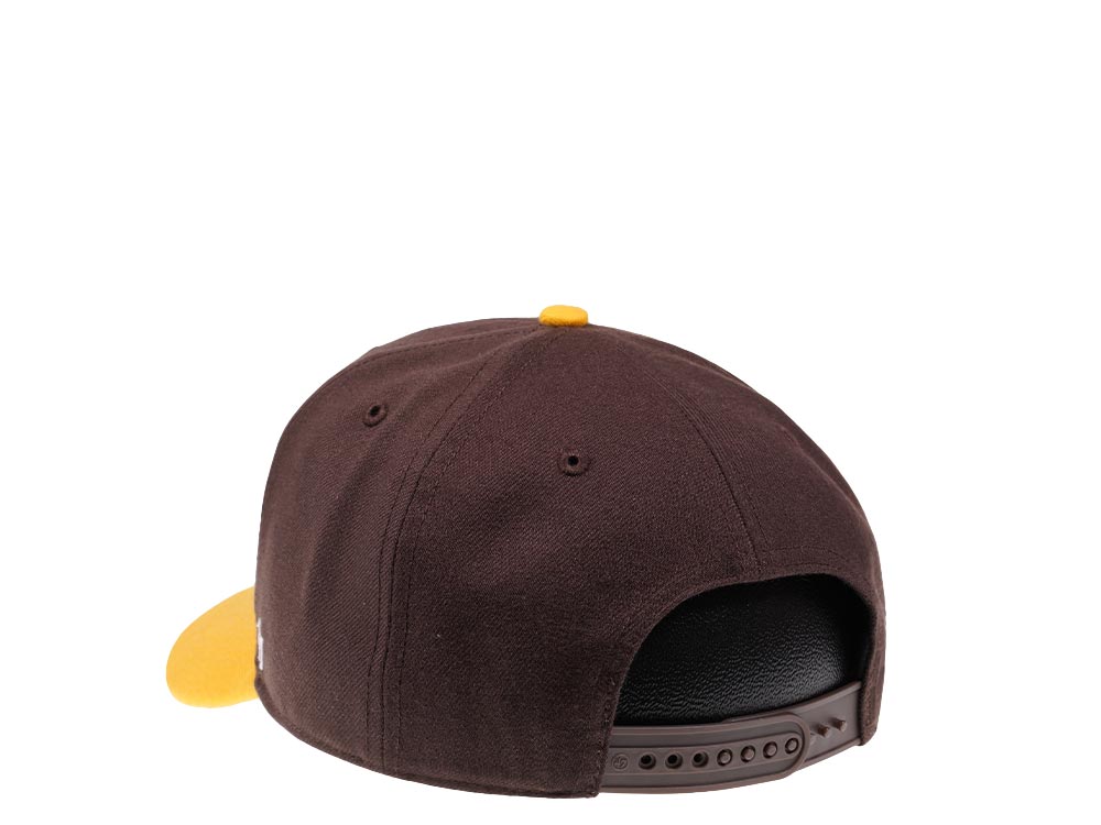 47Brand San Diego Padres Classic DP Brown Snapback Cap