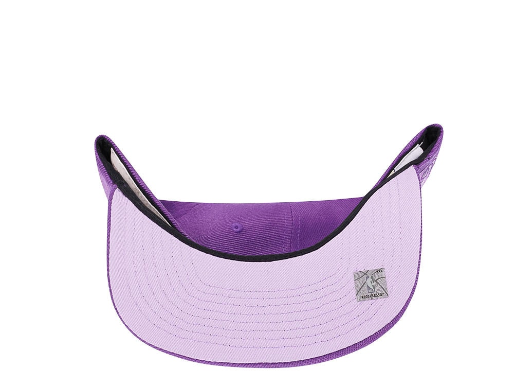 Mitchell & Ness Milwaukee Bucks Purple Hardwood Classic Snapback Cap
