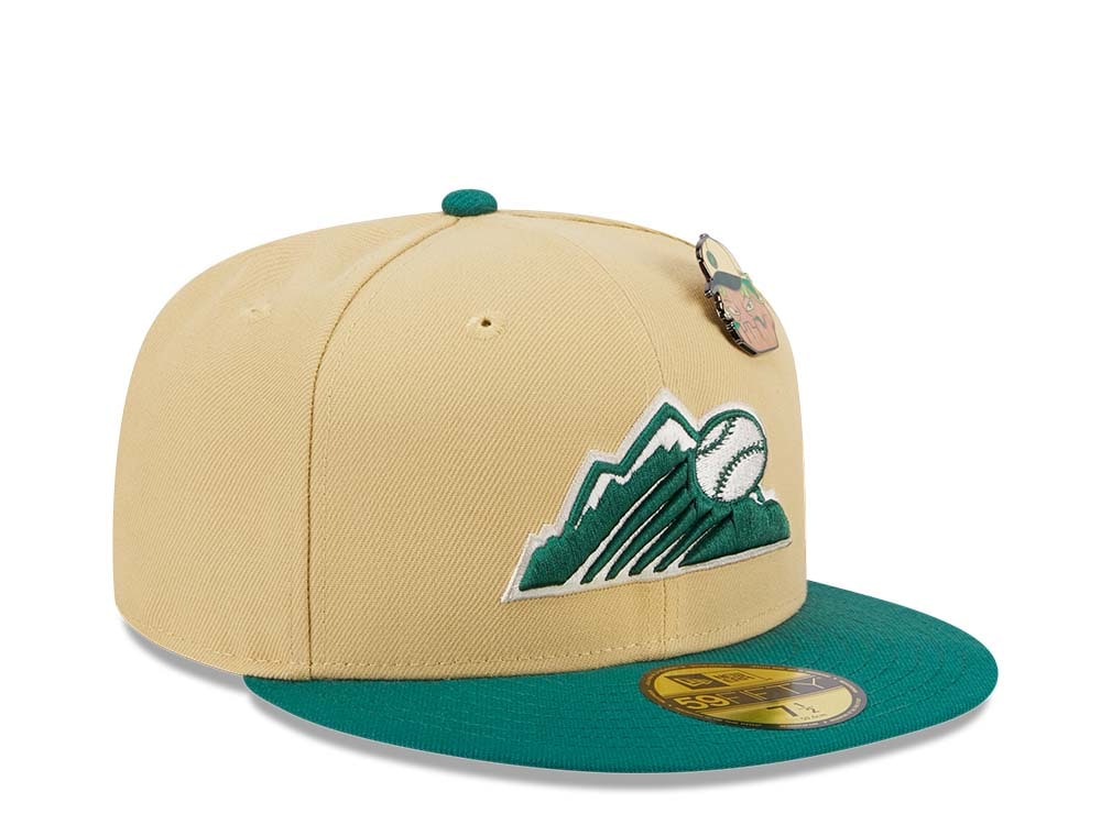 New Era Colorado Rockies The Elements Vegas Gold Two Tone Edition 59Fifty Fitted Cap
