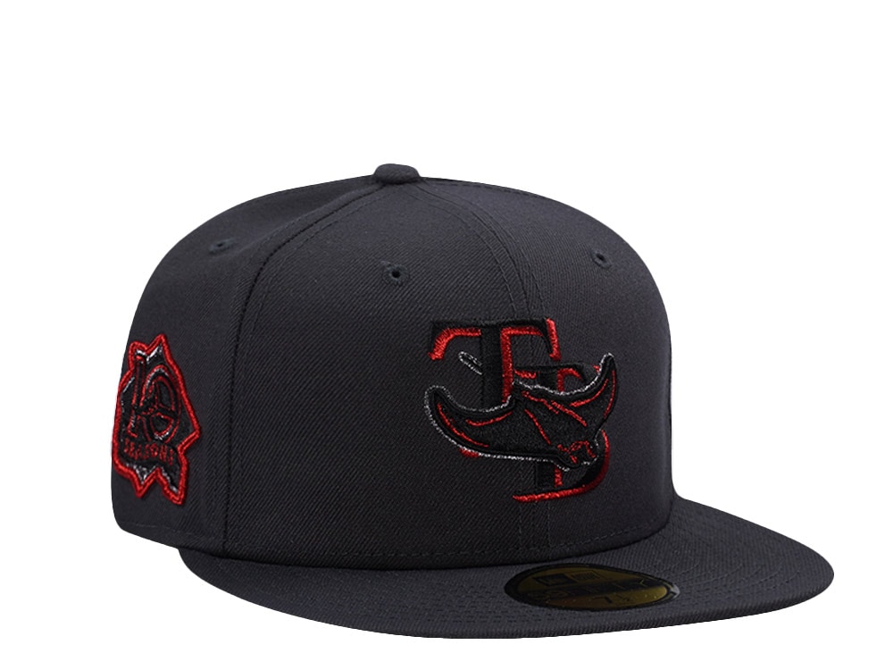 New Era Tampa Bay Rays 10th Anniversary Anthracite 59Fifty Fitted Cap