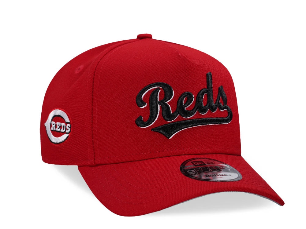 New Era Cincinnati Reds Red Classic 9Forty A Frame Snapback Cap