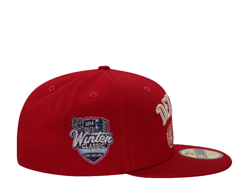 New Era Detroit Red Wings Winter Classic 2014 Scarlet Prime Edition 59Fifty Fitted Cap