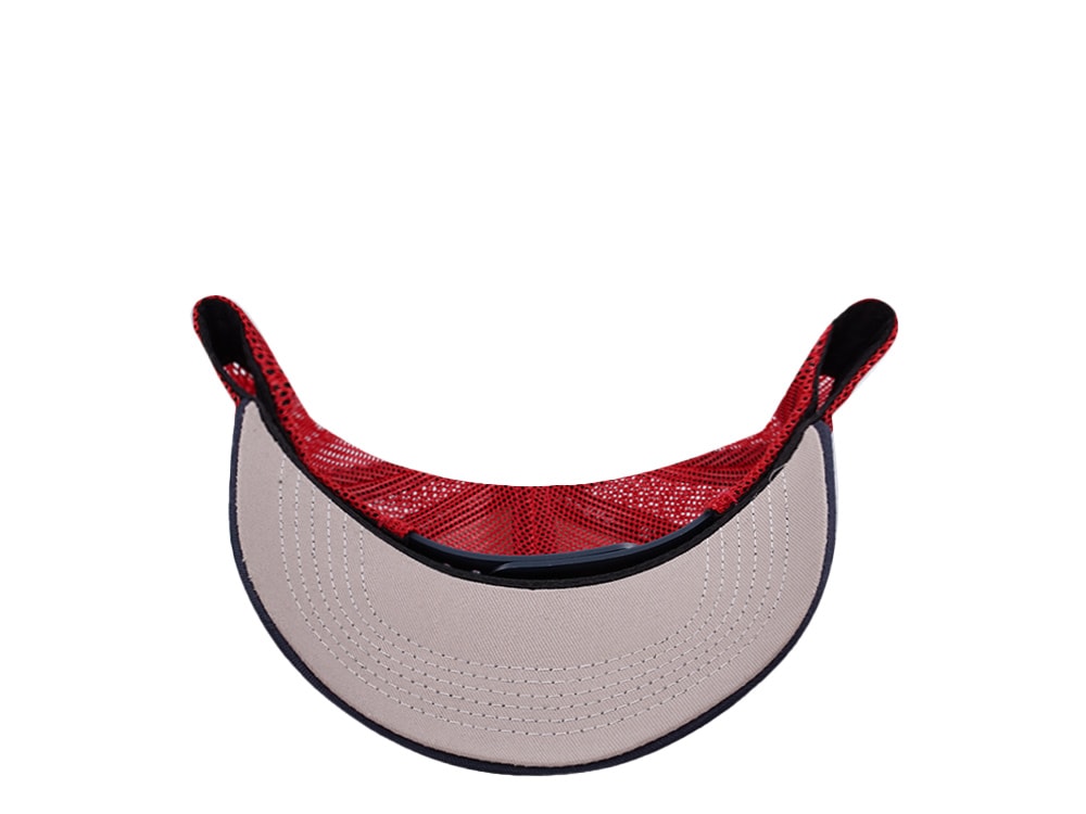 Parallel Union Oval Patch White Edition Trucker Snapback Cap