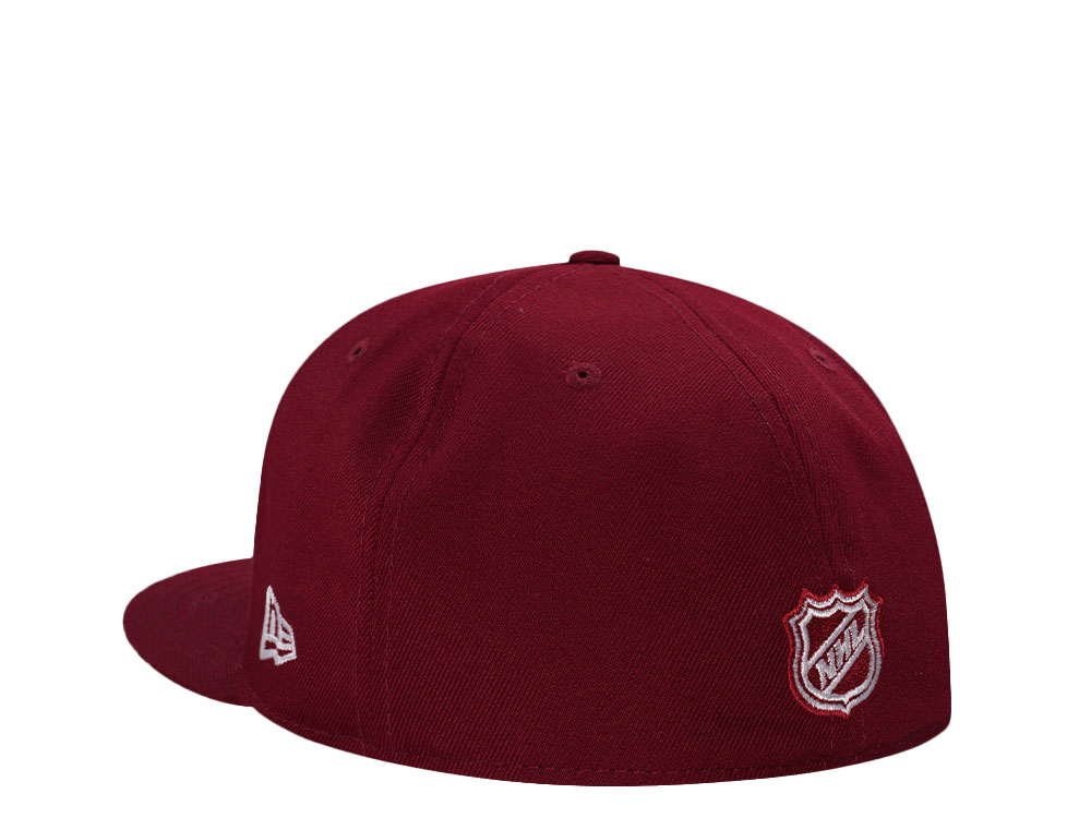 New Era New York Rangers 70th Anniversary Smooth Red Throwback Edition 59Fifty Fitted Cap