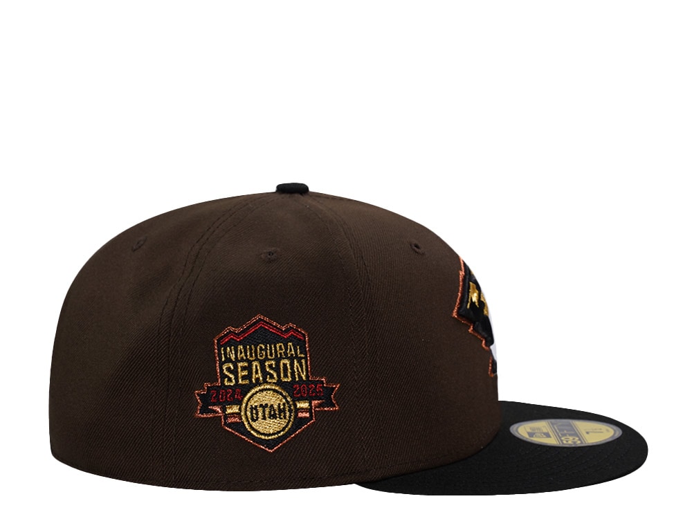 New Era Utah Mammoth Inaugural Season Walnut Two Tone Edition 59Fifty Fitted Cap