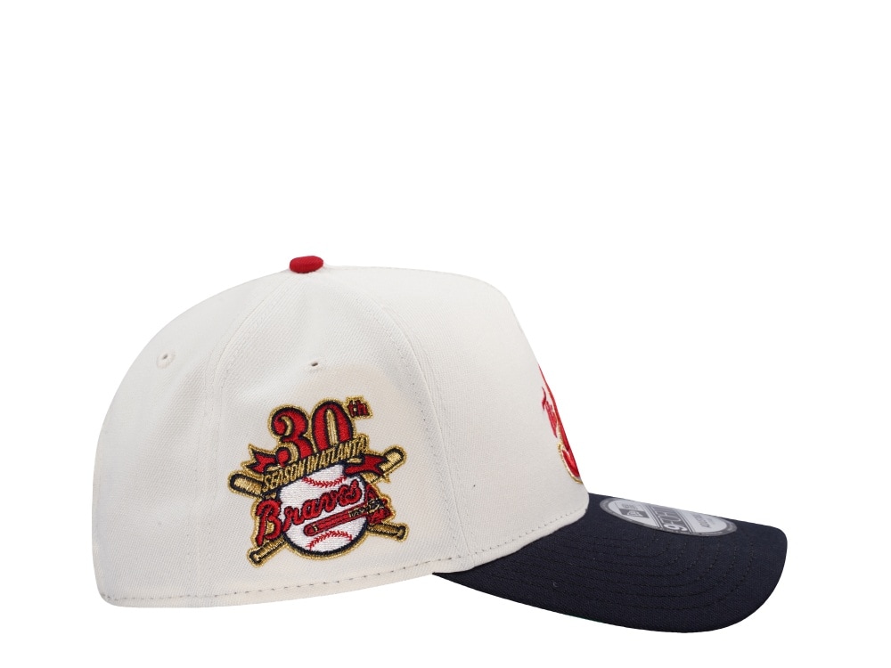New Era Atlanta Braves 30th Anniversary Chrome Two Tone Edition 9Forty A Frame Snapback Cap