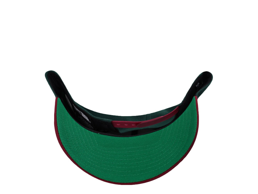 New Era Mexico Aztec Skull Warrior Dark Green Two Tone Edition 9Forty A Frame Snapback Cap