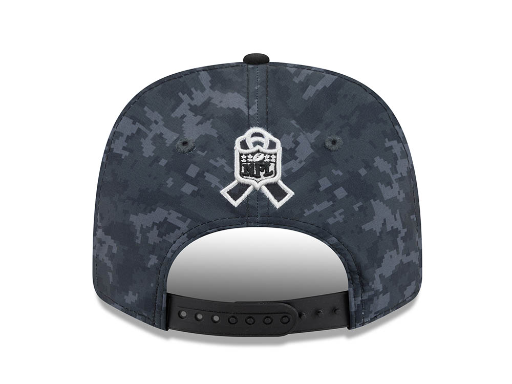 New Era San Francisco 49ers NFL Salute to Service 2026 Digi Camo Black 9Seventy Stretch Snapback Cap
