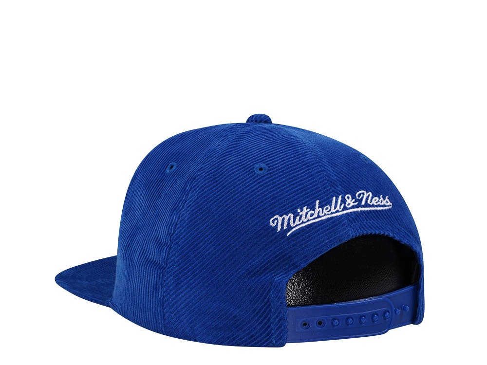 Mitchell & Ness Hartford Whalers Blue Cord Vintage Snapback Cap