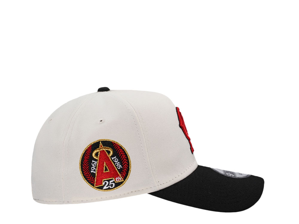 New Era California Angels 25th Anniversary Chrome Two Tone Edition 9Forty A Frame Snapback Cap