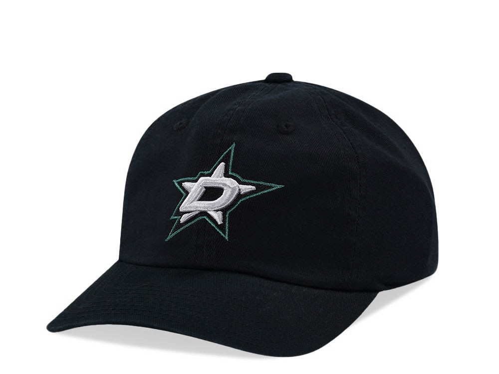 American Needle Dallas Stars Blue Line Black Strapback Cap