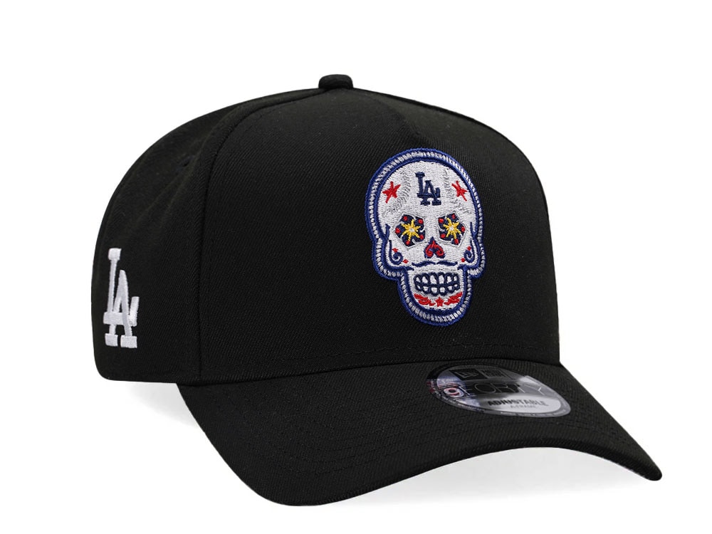New Era Los Angeles Dodgers Skull Black Classic Edition 9Forty A Frame Snapback Cap