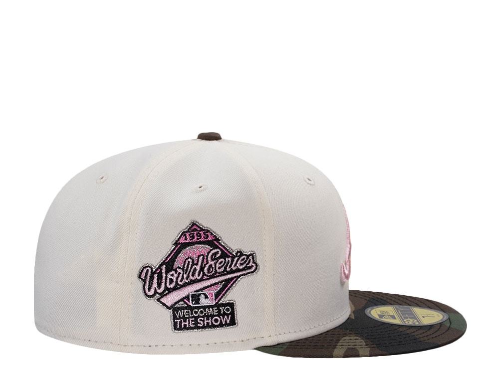 New Era Atlanta Braves World Series 1995 Chrome Two Tone Edition 59Fifty Fitted Cap
