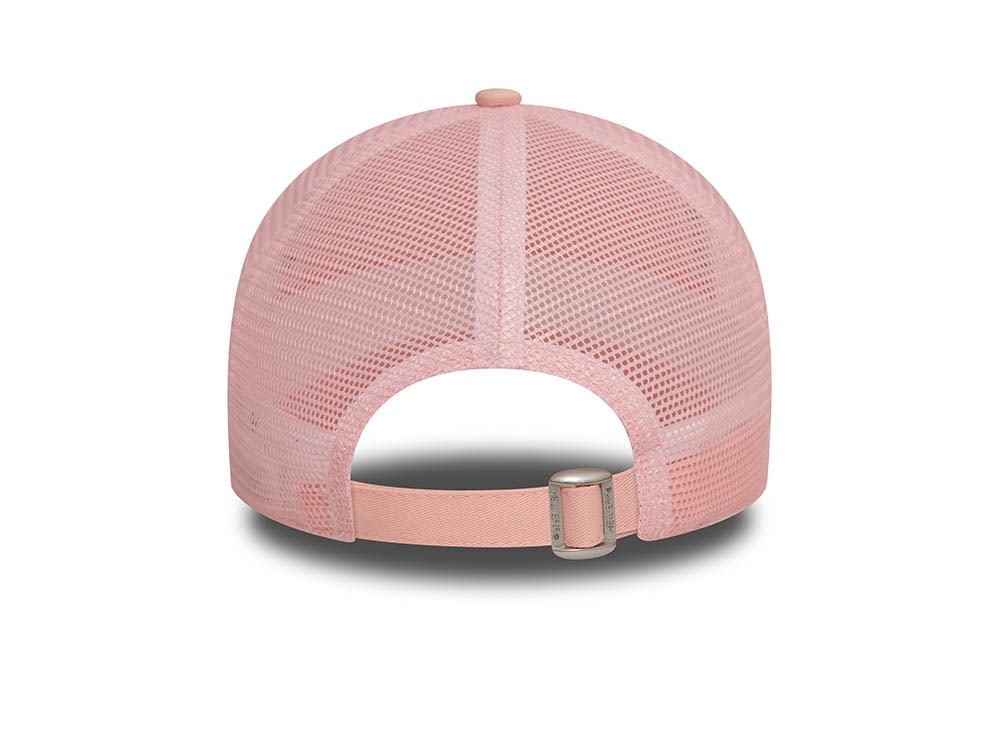 New Era Pink Basic Womens Trucker 9Twenty Strapback Cap