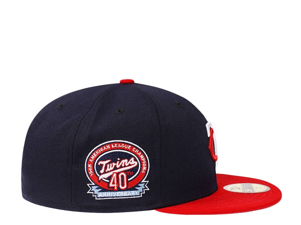 New Era Minnesota Twins 40th Anniversary Two Tone Classic Edition 59Fifty Fitted Cap