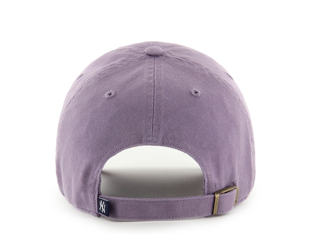 47 Brand New York Yankees Iris Purple Clean Up Strapback Cap