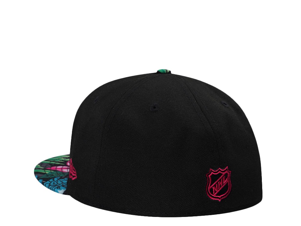 New Era Anaheim Ducks 10th Anniversary Floral Two Tone Edition 59Fifty Fitted Cap