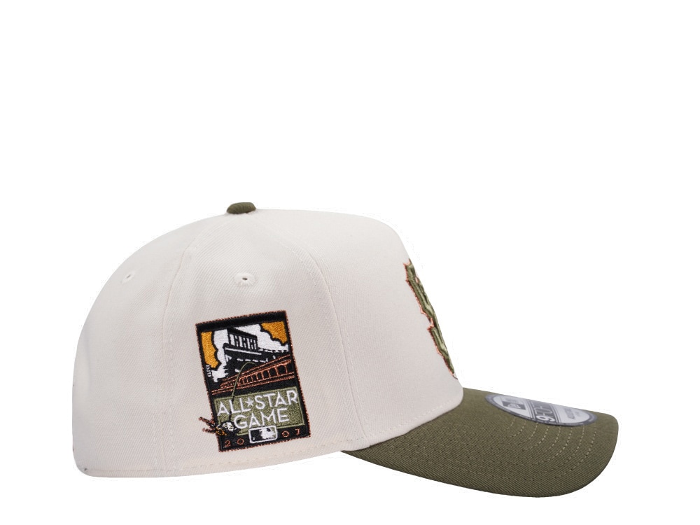 New Era San Francisco Giants All Star Game 2007 Cream Two Tone Edition 9Forty A Frame Snapback Cap
