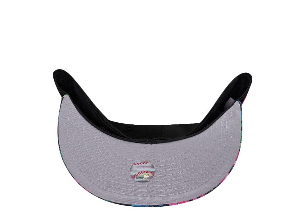 New Era Miami Marlins Floral Summer Two Tone Edition 59Fifty Fitted Cap