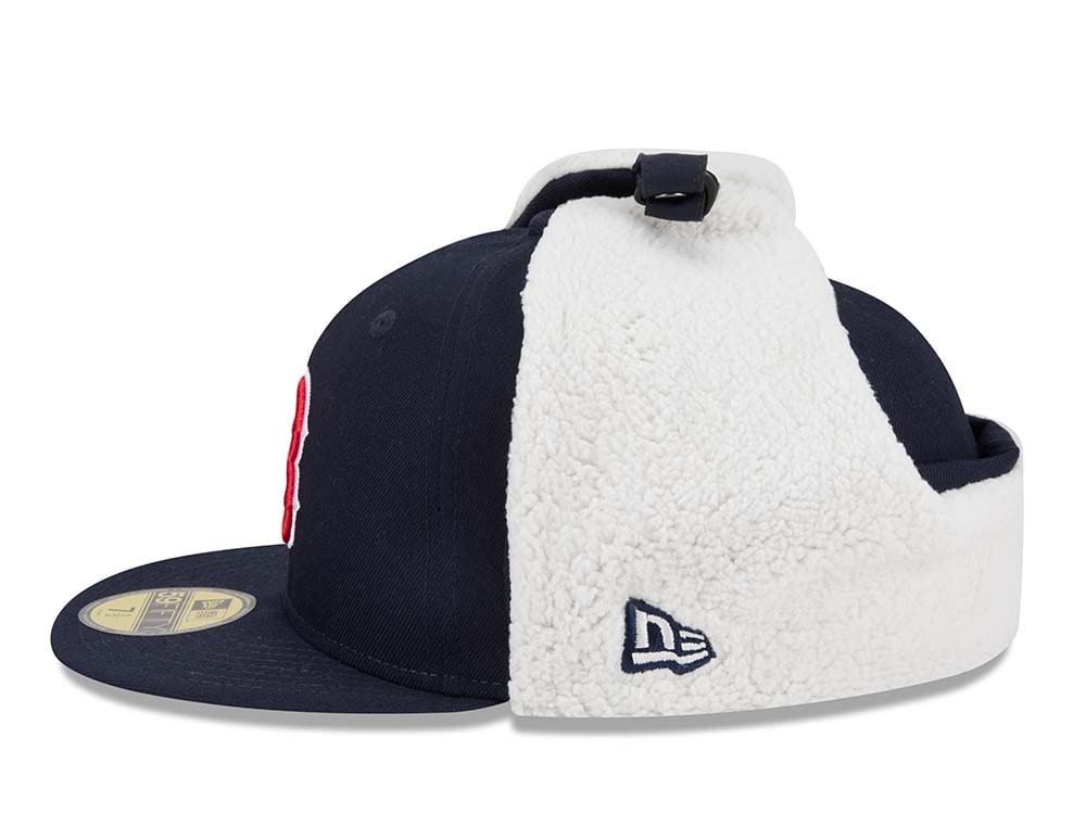 New Era Boston Red Sox Classic Navy 59Fifty Dogear Fitted Cap