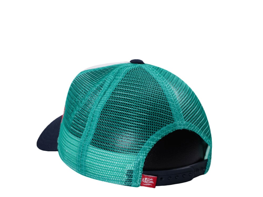 Djinns Suns Up Buns Up Coastal Trucker Snapback Cap