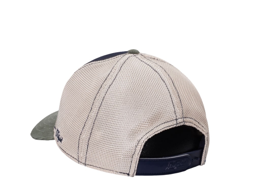 Hatfield Motorcycle Navy Ivory Trucker Snapback Cap