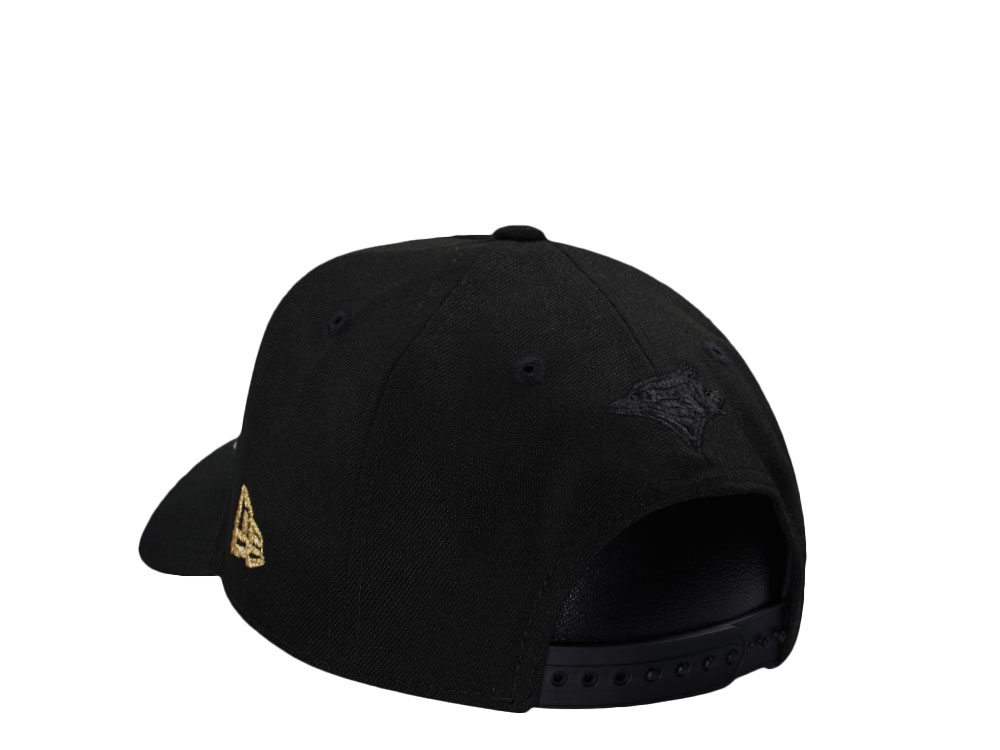 New Era Toronto Blue Jays 30th Anniversary Metallic Black Prime Edition 9Forty A Frame Snapback Cap