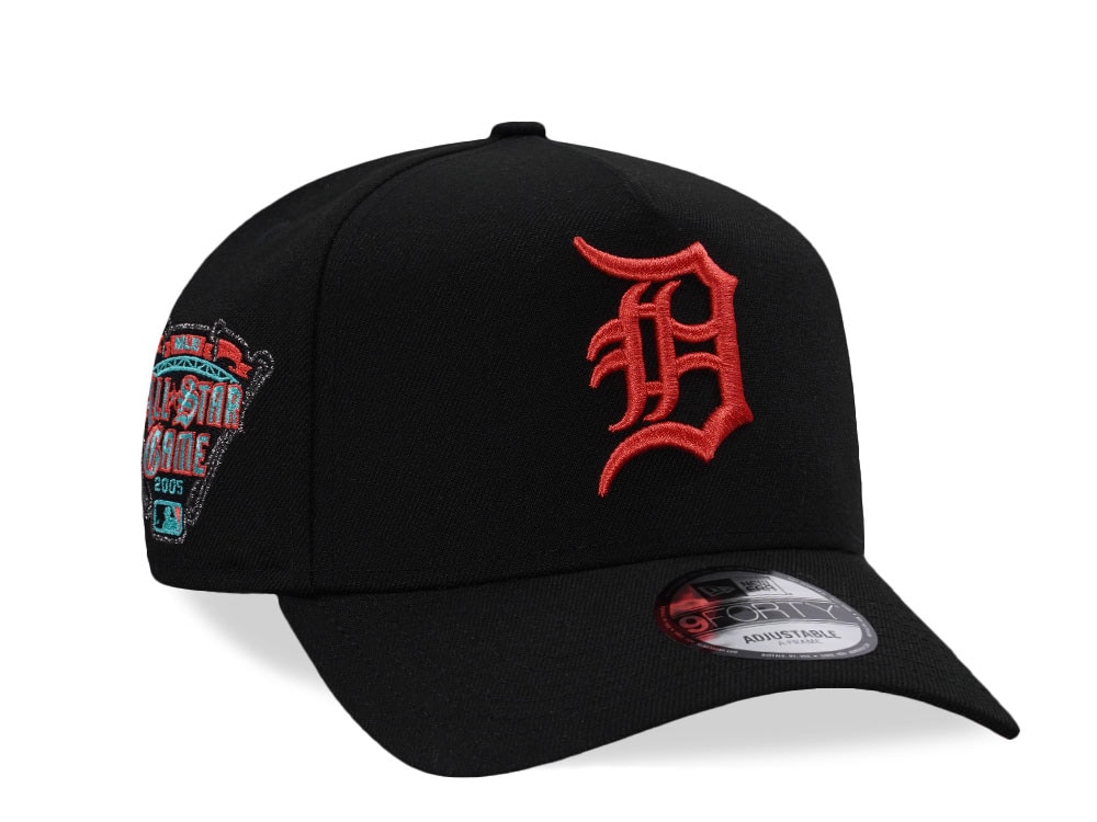 New Era Detroit Tigers All Star Game 2005 Lava Black Prime Edition 9Forty A Frame Snapback Cap