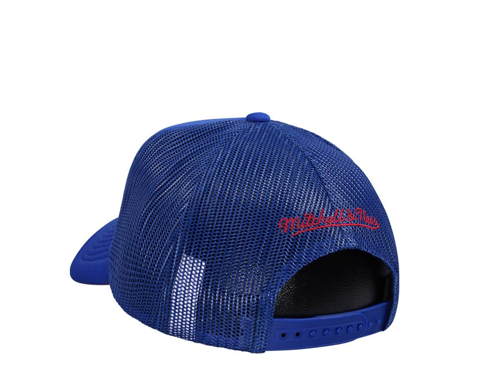 Mitchell & Ness Denver Nuggets Blue Billboard Trucker Snapback Cap