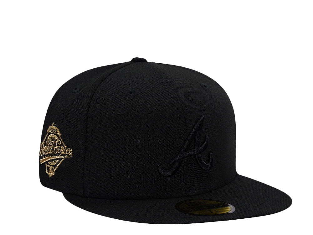 New Era Atlanta Braves World Series 1995 Black Prime Edition 59Fifty Fitted Cap