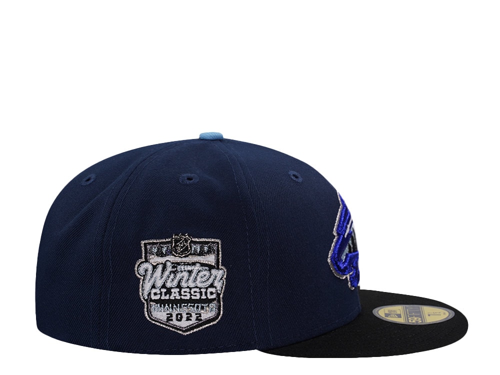 New Era Minnesota Wild Winter Classic 2022 Ocean Blue Two Tone Edition 59Fifty Fitted Cap