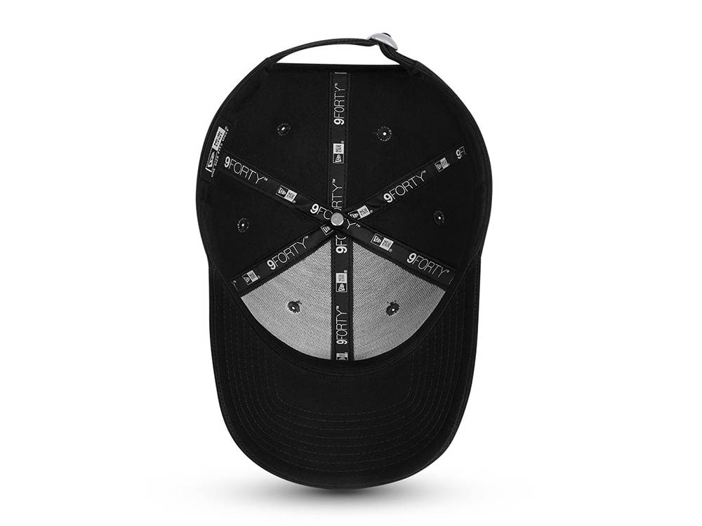 New Era Basic Black 9Forty Strapback Cap