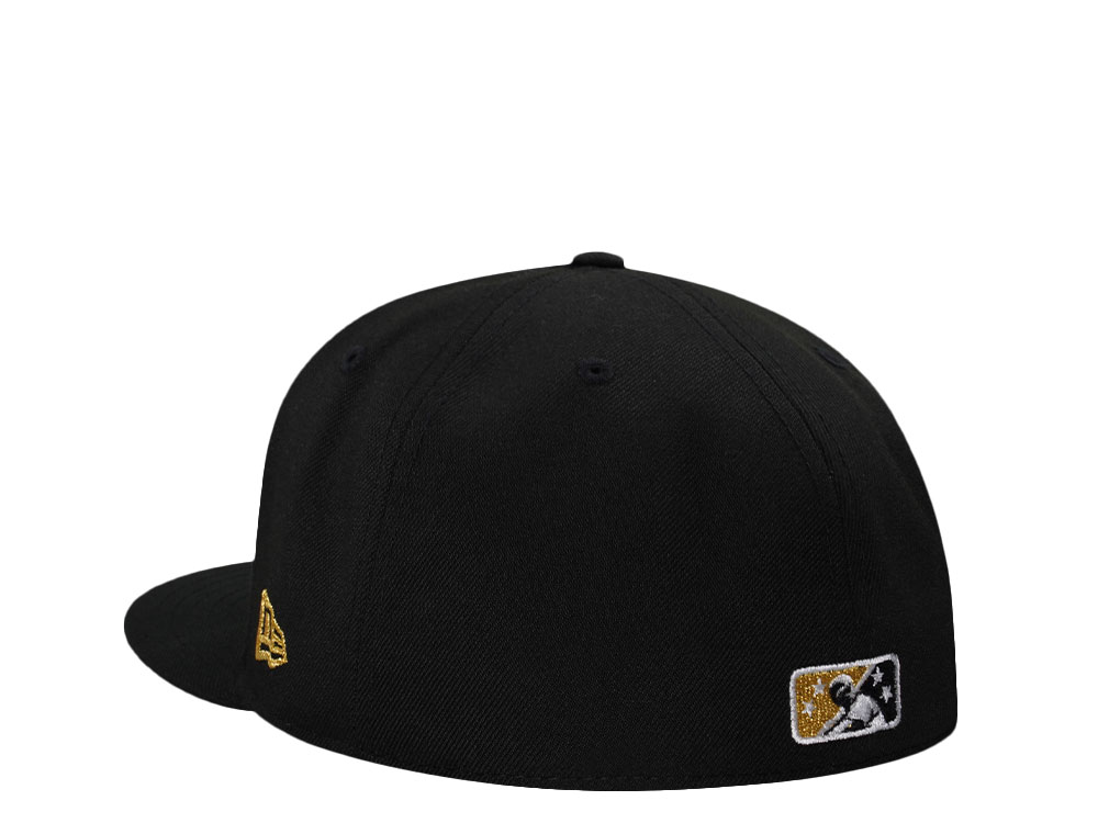 New Era Sacrament River Cats Gold Diggers 20 Seasons Black Throwback Edition 59Fifty Fitted Cap