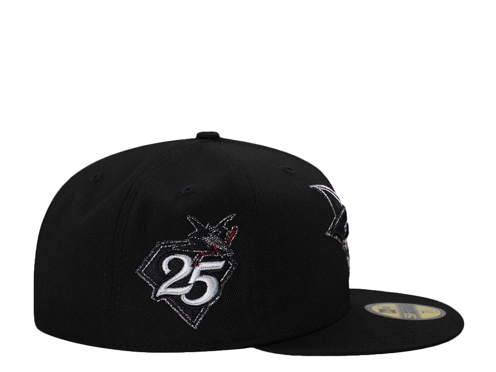 New Era San Jose Shark 25th Anniversary Black Metallic Prime Edition 59Fifty Fitted Cap