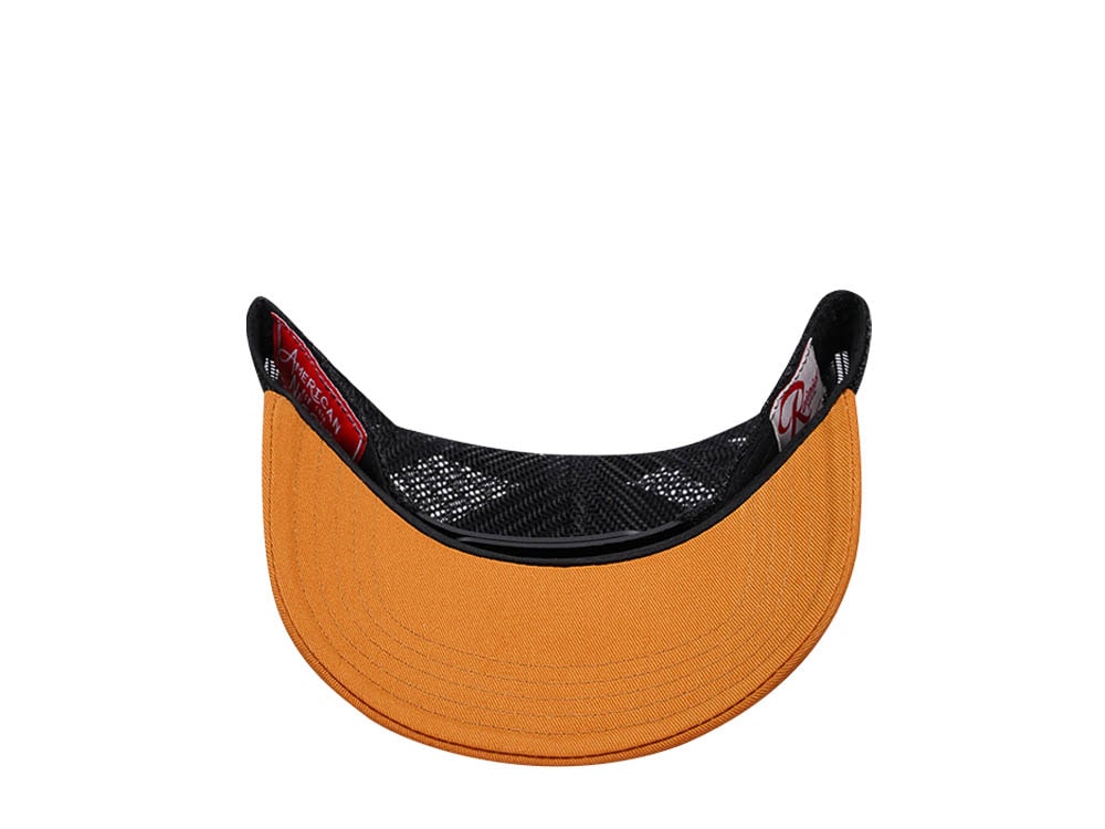American Needle Rainier Twill Valin Patch Hazel Trucker Snapback Cap