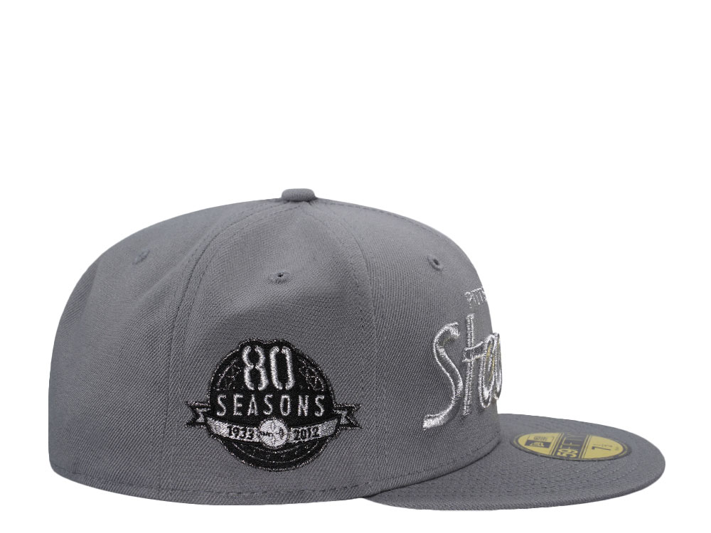 New Era Pittsburgh Steelers 80 Seasons Metallic Gray Prime Edition 59Fifty Fitted Cap