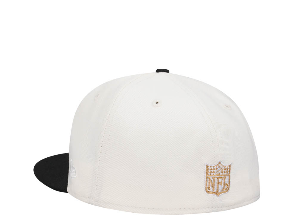 New Era New Orleans Saints Pro Bowl Chrome Two Tone Edition 59Fifty Fitted Cap