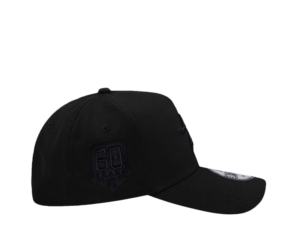 New Era Houston Astros 60th Anniversary Black Out Red Edition 9Forty A Frame Snapback Cap