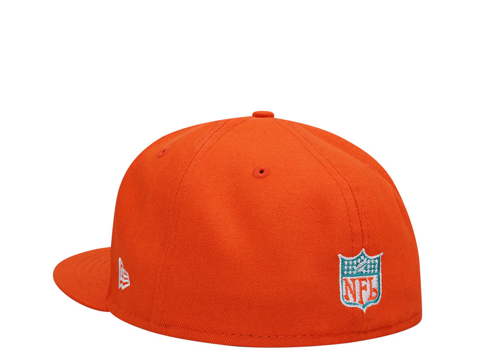 New Era Miami Dolphins 40th Anniversary Orange Edition 59Fifty Fitted Cap