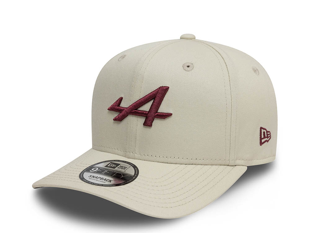 New Era Alpine Racing Seasonal Cream 9Fifty Original Fit Snapback Cap